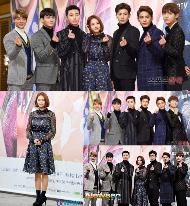 Pemeran 'Hwarang' Saat Jumpa Pers