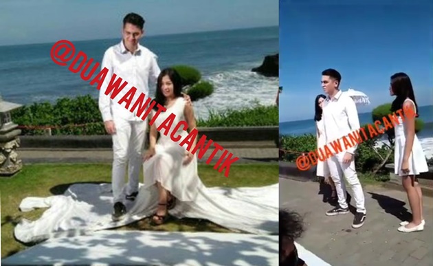 Elegan, Pemeran 'Dua Wanita Cantik' Serba Putih Syuting di Pinggir Pantai