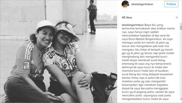 Klarifikasi Adik Dora Natalia