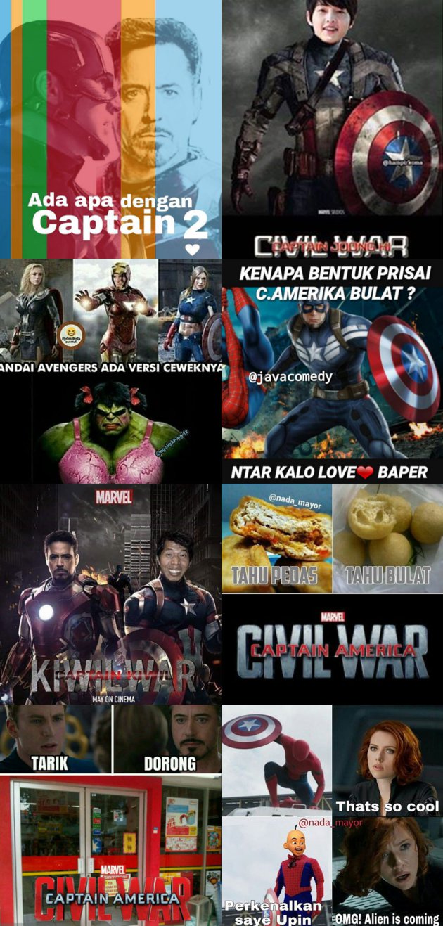 Meme Kocak Ikut Hebohkan Captain America Civil War Kabar