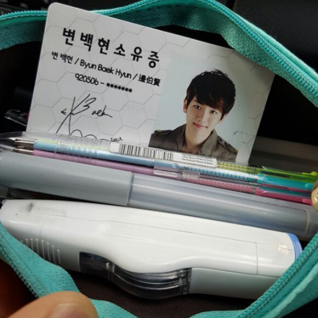Kotak Pensil Baekhyun