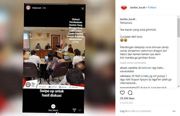 KPI Bahas Konten LGBT di TV, Netter Singgung 'Brownis' Hingga 'Pesbukers'