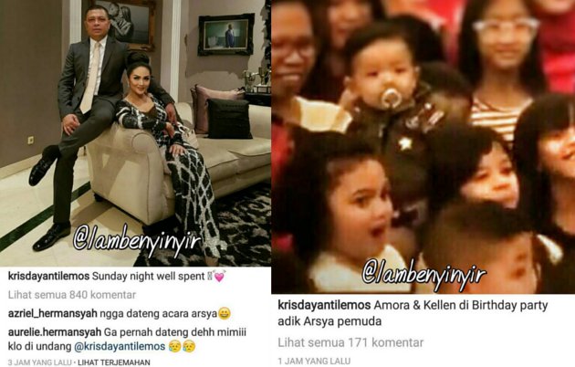Krisdayanti Absen di Ultah Putra Anang-Ashanty, Aksi Aurel 