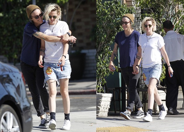 Usai Ciuman, Kristen Stewart Pelukan Mesra Bareng Pacar 