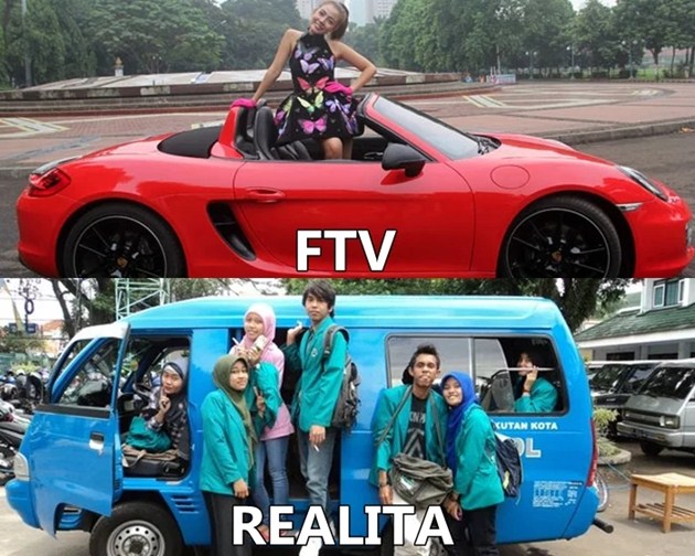 kehidupan nyata vs FTV