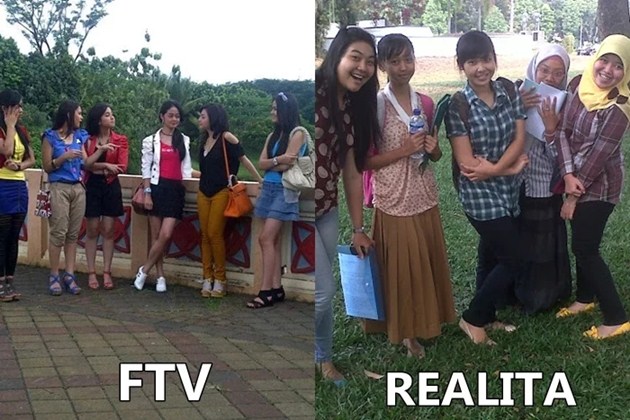 kehidupan nyata vs FTV