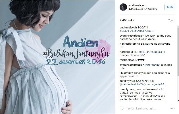 Dibawakan Andien, 'Belahan Jantungku' Ciptaan Tulus Untuk