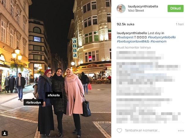 Tandai Fotonya dengan Nama Afif Kalla, Laudya C. Bella 
