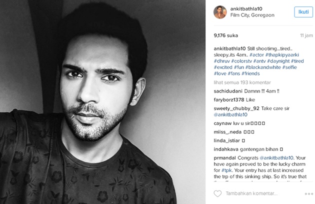 Syuting 'Thapki' Hingga Pagi Buta, Ankit Bathla Dipuji Makin Ganteng