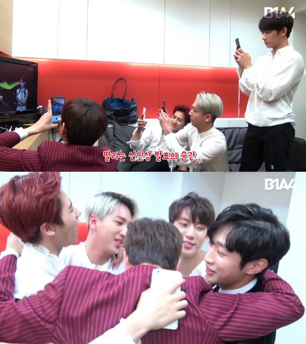 Bangga Leadernya Dapat Award, Lucunya Reaksi Para Member B1A4 ini