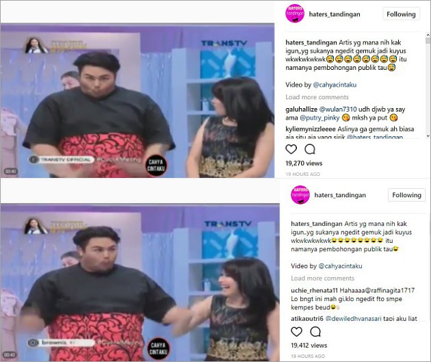 Ivan Gunawan dan Ayu Ting Ting Tertawakan Artis Edit Foto 