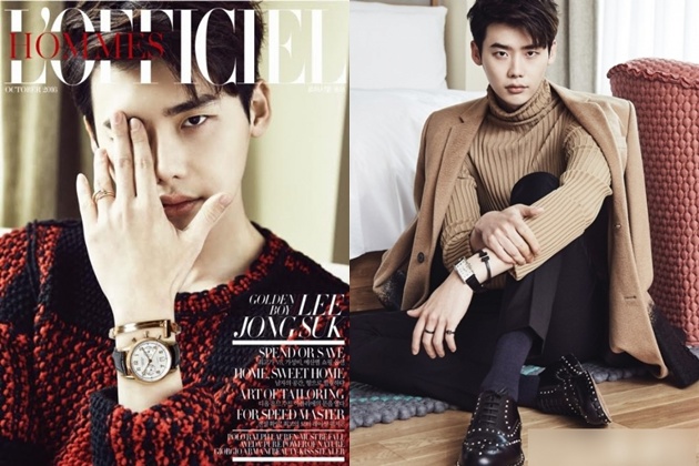 Lee Jong Suk di Majalah L'Officiel Hommes