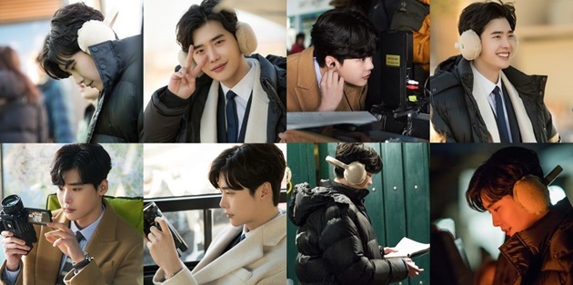 Imutnya Lee Jong Suk Pakai Penutup Telinga Bikin Gemas
