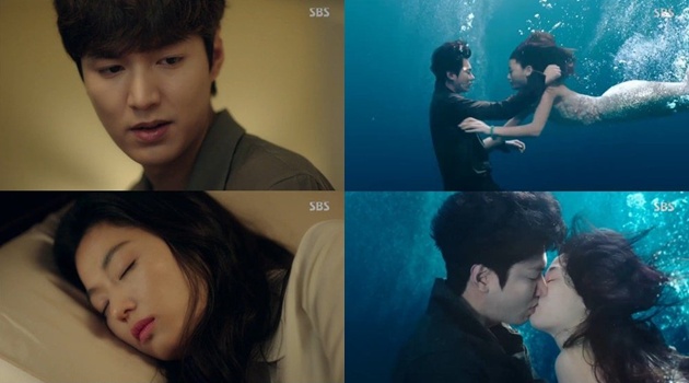 Lee Min Ho-Jun Ji Hyun Ciuman di 'Legend of Blue Sea' Eps 2