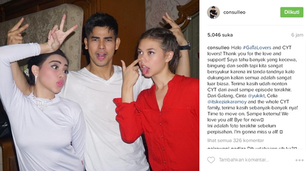 Leo Consul Ucapkan Terima Kasih
'Cinta yang Tertukar' Tamat
