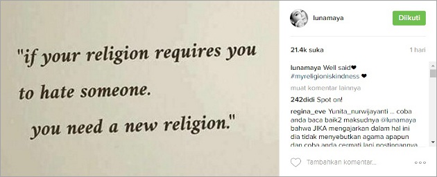 Luna Maya Dibully
