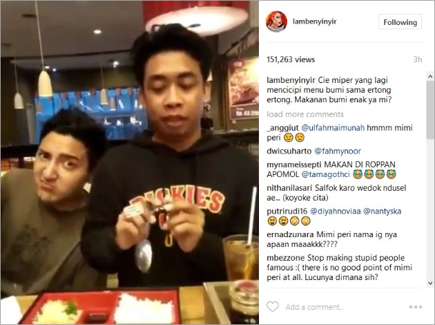 Makan Bareng Mimi Peri, Kelakuan 'Nakal' Aaron Ashab Kembali Jadi Sorotan