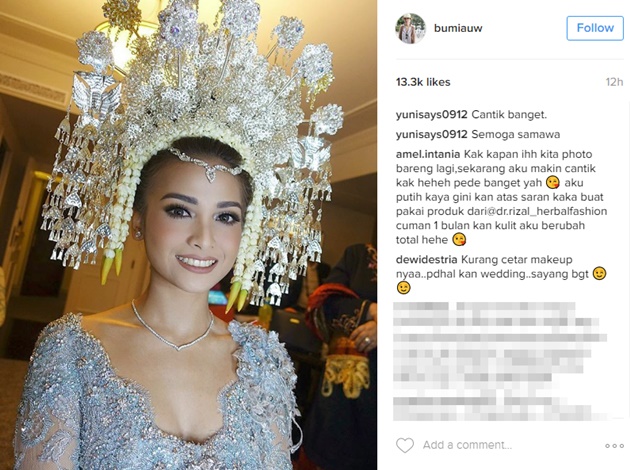 Make Up Acha Septriasa Jadi Sorotan