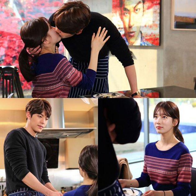 Kim Woo Bin Cium Suzy Lagi 'Uncontrollably Fond'