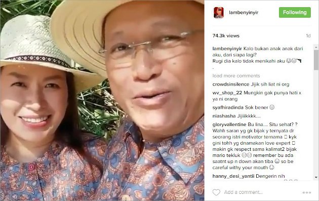 Mario Teguh Ternyata Dipaksa Nikah oleh Lina Sang Istri?