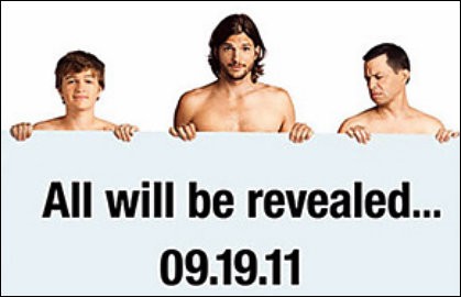 Ashton Kucher Telanjang di Foto Promo 'Two and a Half Men'