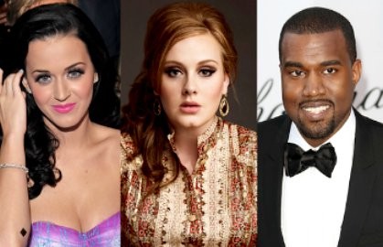 Katy Perry, Adele Dan Kanye West Mendominasi Daftar Kategori MTV VMAs 2011