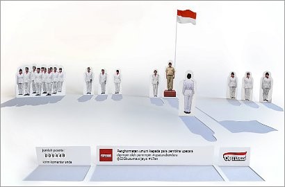 Hari Ini Berlangsung Upacara 17 Agustus Digital