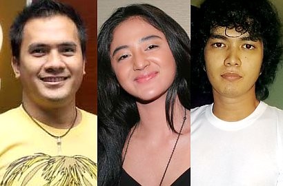 Dewi Persik Lebaran dengan Dua Mantan Suami