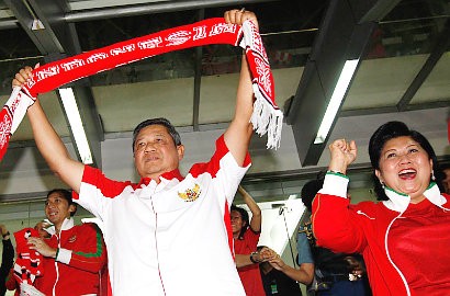 Presiden SBY Borong 65 Tiket VVIP Pertandingan Tim Garuda vs Bahrain