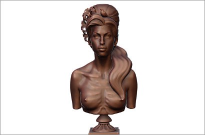 Amy Winehouse Diabadikan Sebagai Patung Tanpa Busana