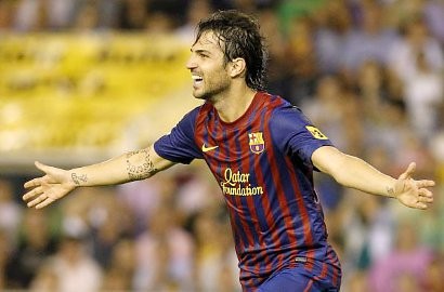 Cesc Fabregas Selamatkan Barcelona dari Kekalahan Kontra Valencia