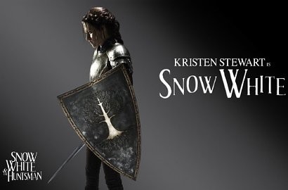 Foto Terbaru Adegan Syuting Kristen Stewart dalam 'Snow White and The Hunstman'