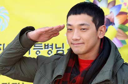 Foto Pertama Rain di Kamp Militer