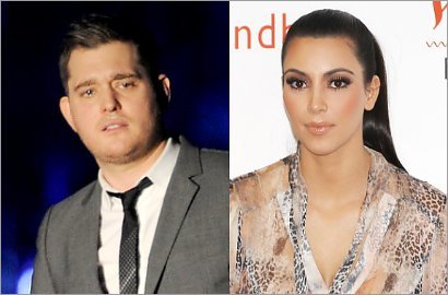Michael Buble Ejek Kim Kardashian di Konsernya