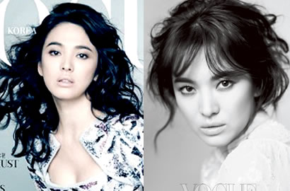 Koleksi Foto Song Hye Kyo di Majalah Vogue Korea Desember 2011