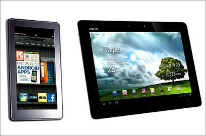 Kindle Fire Kalahkan Asus Transformer Prime Sebagai Tablet Android Terbaik