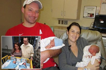 Dua Pasang Bayi Kembar Amerika Lahir di Tahun Berbeda