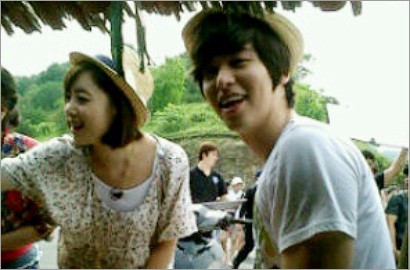 Eunjung T-ara dan Lee Jang Woo Syuting 'We Got Married' di Lombok