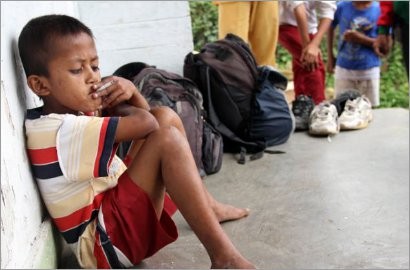 Perokok Cilik Asal Indonesia Jadi Berita Internasional