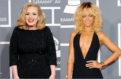 Adele dan Rihanna Masuk 100 Orang Berpengaruh di Dunia