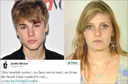 Justin Bieber Serang Mariah Yeater dengan Video Borat