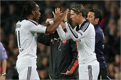 Chelsea Berharap Menang Lewat Duet Fernando Torres dan Didier Drogba