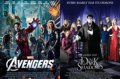 'Dark Shadows' Tak Bisa Kalahkan 'Avengers' di Puncak Box Office