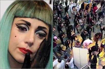 Lady GaGa Menangis Lihat Aksi Flash Mob Fans Indonesia