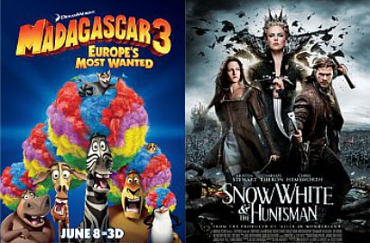 'Madagascar 3' Kalahkan 'Snow White' di Puncak Box Office