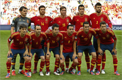 Spanyol Akan Cetak Rekor ke-100 Jika Menang Semifinal Euro 2012