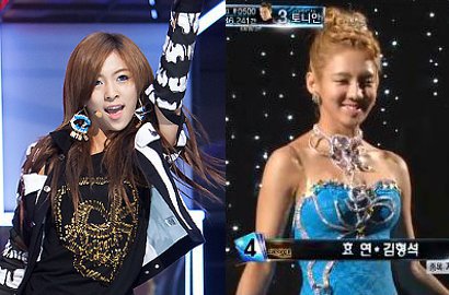Luna f(x) Temani Hyoyeon SNSD Menari di Semifinal 'Dancing with Stars'