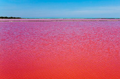 Fenomena Unik Danau Warna Merah di Perancis