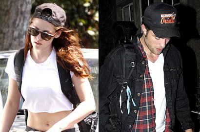 Kristen Stewart Tetap Kenakan Topi dan Tas Robert Saat Muncul Perdana
