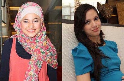 Marshanda Dapat Banyak Ilmu Soal Kehamilan dari Nia Ramadhani